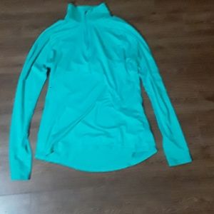Mint green champion sweat shirt